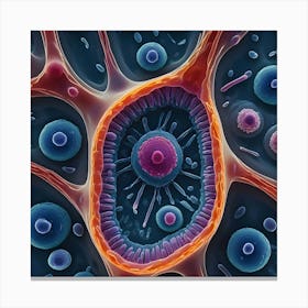 Human Cell 1 Canvas Print