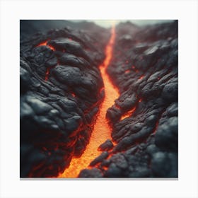 Lava Flow 44 Canvas Print