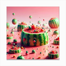 Watermelon Canvas Print