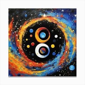 Spiral Galaxy Metal Print Canvas Print