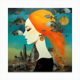 Fishes In The Sea Canvas Print