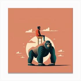 Gorilla Canvas Print