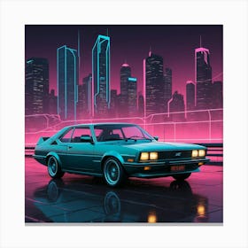 Futuristic Cityscape 10 Canvas Print