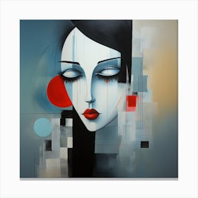 Abstract Of A Woman 8 Canvas Print