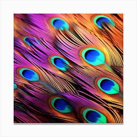 Peacock Feathers 21 Canvas Print