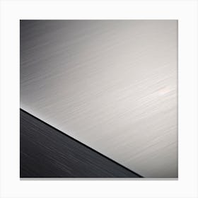 Brushed Stainless Steel Canvas Print