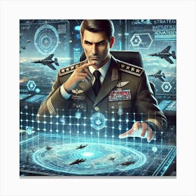 General Sergei Battlefield Strategy Skill Canvas Print