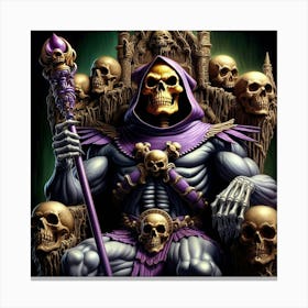 King Of The Skeletons 1 Canvas Print