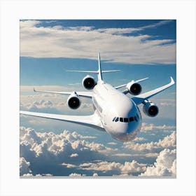 Futuristic Passenger Aircraft In The Sky Close To Camera Super Quality 3405924954 Toile