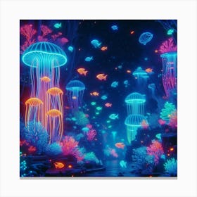 Jellyfish Canvas Print