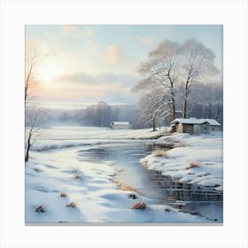 Winter Scene Canvas Print