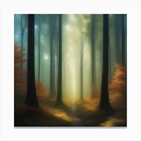 Mystical Forest Retreat 9 Canvas Print