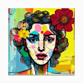 'Flora' 2 Canvas Print