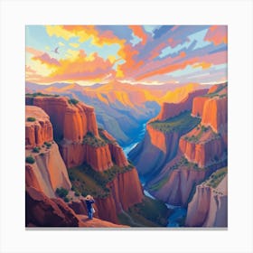 Grand Canyon Sunset Canvas Print