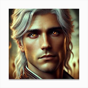 Lucian Ashheart Closeup Portrait Canvas Print