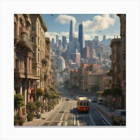 Cityscape 2 Canvas Print