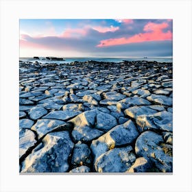 Ireland Coast At Sunset Canvas Print