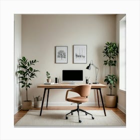 Home Office 13 Canvas Print