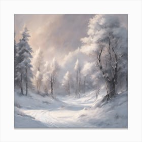 Winter Landscape Canvas Print