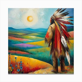 Indian Chief Canvas Print