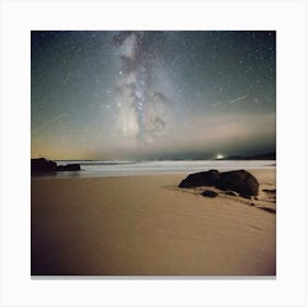 Open skies, beach Canvas Print