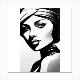 Portrait Of A Woman Canvas Print