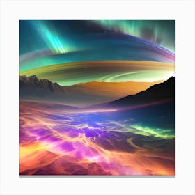 Aurora Borealis Canvas Print