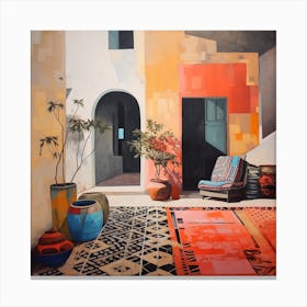 Moroccan Doorway Canvas Print