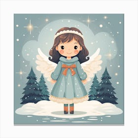 Christmas Angel 17 Canvas Print