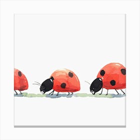 Ladybugs Canvas Print