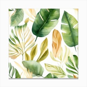 Tropical Leaves 2 Canvas Print