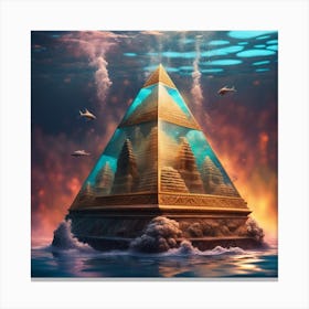 Pyramid Of Giza 3 Canvas Print