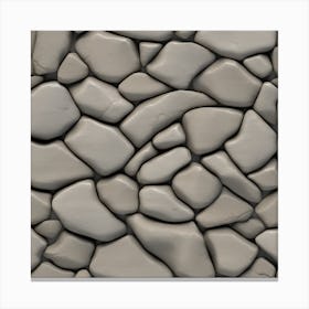 Textured Stone Wall Canvas Print