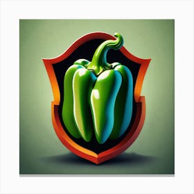 Green Pepper 11 Canvas Print