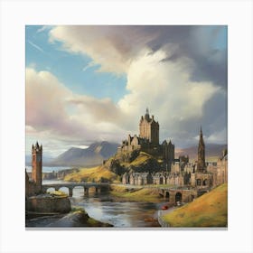 Scotland art print 3 Canvas Print