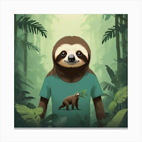 Sloth 6 Canvas Print