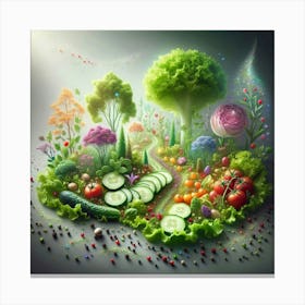 Vegetable Garden Canvas Print