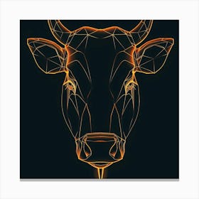 Bull Head 6 Canvas Print