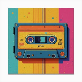 Cassette Tape Canvas Print Canvas Print