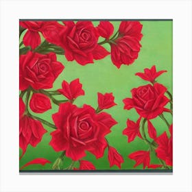 Red Roses Canvas Print