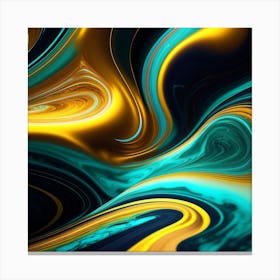 Abstract Abstract Painting Canvas Print