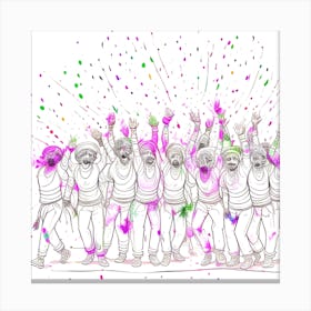 Holi Festival 1 Canvas Print