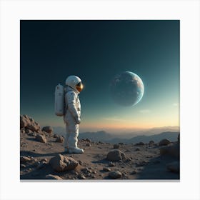 Astronaut Stock Videos & Royalty-Free Footage Canvas Print