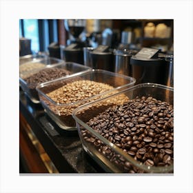 Coffee Beans Canvas Print