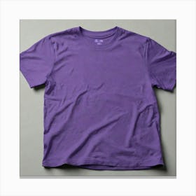 Purple Tee Shirt Canvas Print