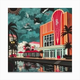 Miami Beach 2 Canvas Print