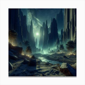 Rocky Landscape Canvas Print