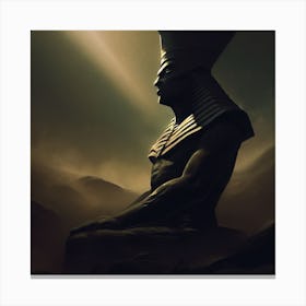 Egyptian Statue Canvas Print