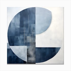 'Blue Circle' Canvas Print