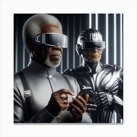 Cyborgs Canvas Print